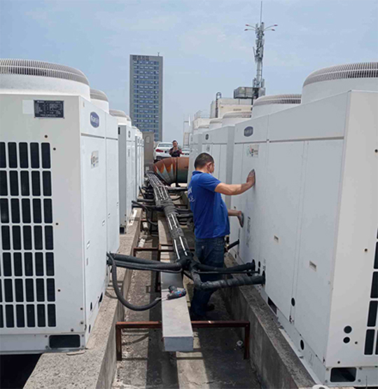 原平中央空调制热和不制冷系统维修方法